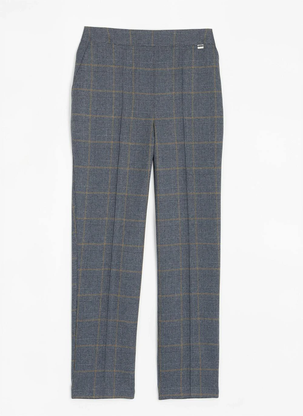 Comfort Fit Woven Check Trousers 4 Comfort Fit Woven Check Trousers - Image 2