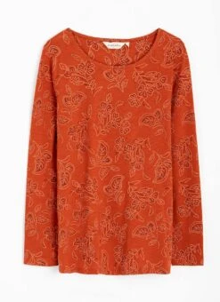 Pure Cotton Jersey Print Top