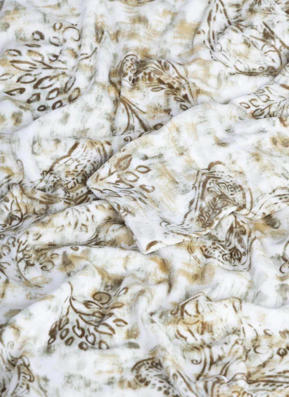 Velour Printed Cowl Neck Top 5 Velour Printed Cowl Neck Top - Image 3