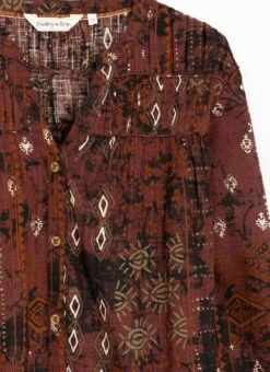 Pure Cotton Ruched Shoulder Blouse -Casual Outfits Store 63749pvl 228cddf5c5aac96