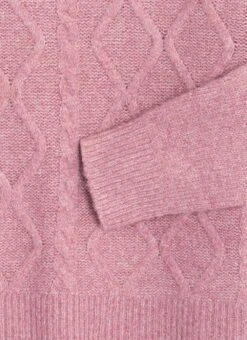 Cowl Neck Cable Knit Jumper -Casual Outfits Store 63760pvl 820e83e47ad3ebc