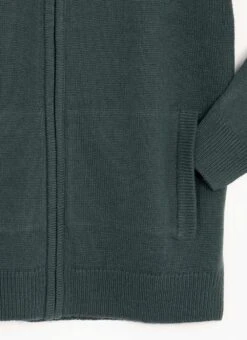 Textured Knit Zip Through Cardigan -Casual Outfits Store 63847pvl 44bfd558d3a5709