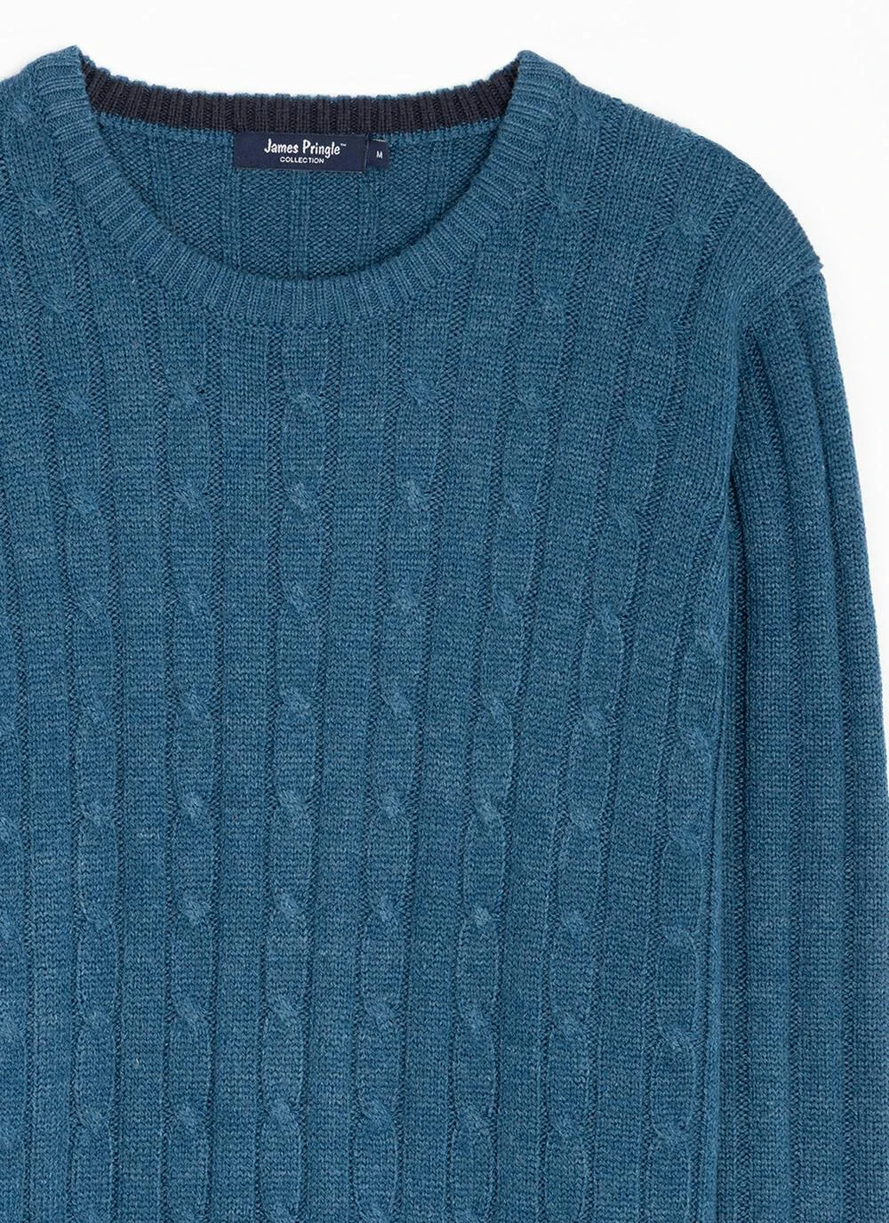 Cable Knit Crew Neck Jumper 4 Cable Knit Crew Neck Jumper - Image 2