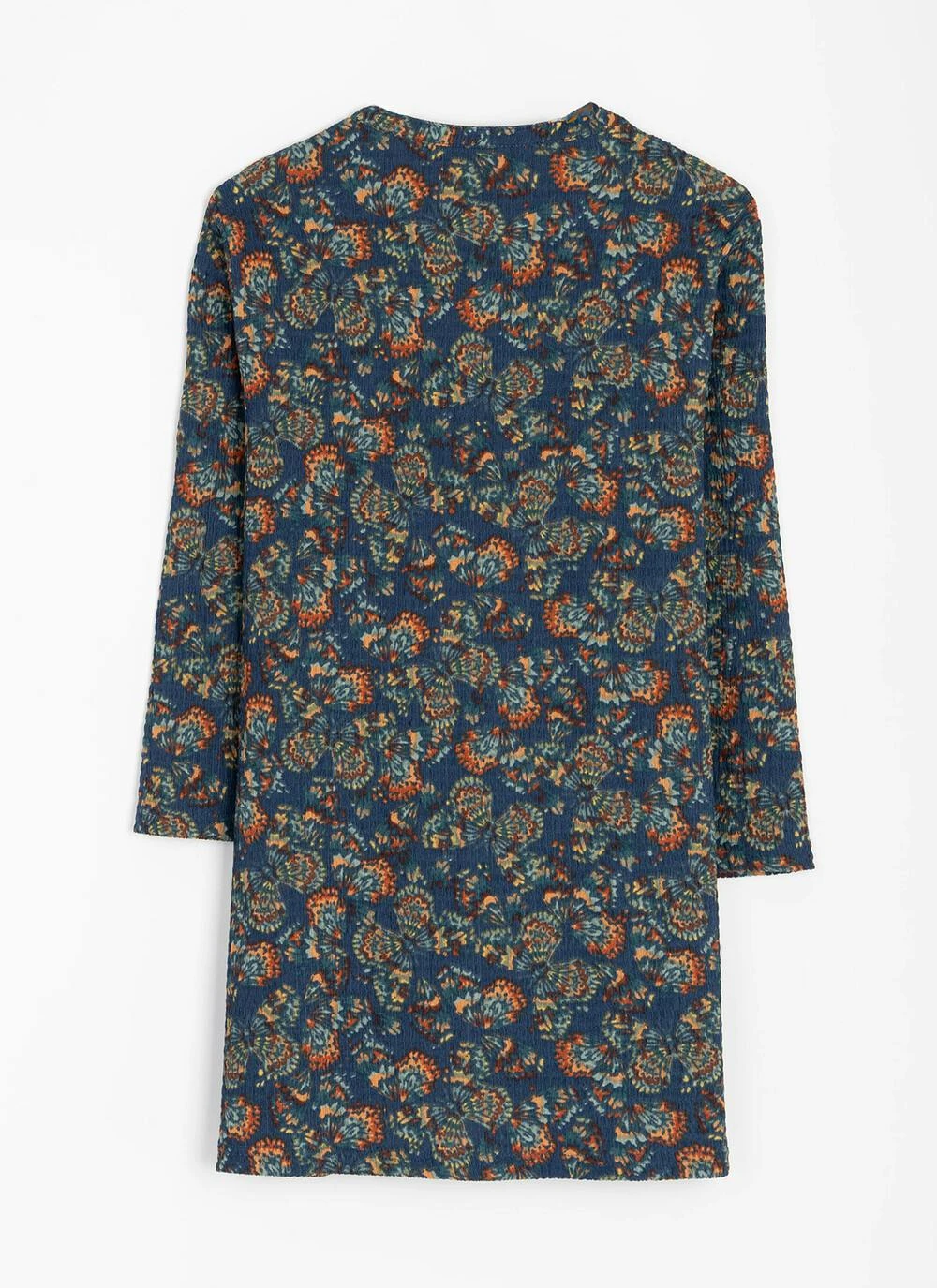 Textured Notch Neck Printed Tunic 6 Textured Notch Neck Printed Tunic - Image 4