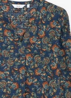 Textured Notch Neck Printed Tunic 7 Textured Notch Neck Printed Tunic -Casual Outfits Store 63883pvl bca8cc7e5045b48