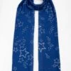 Lightweight Foil Star Scarf -Casual Outfits Store 63945pvl 87689f910095412