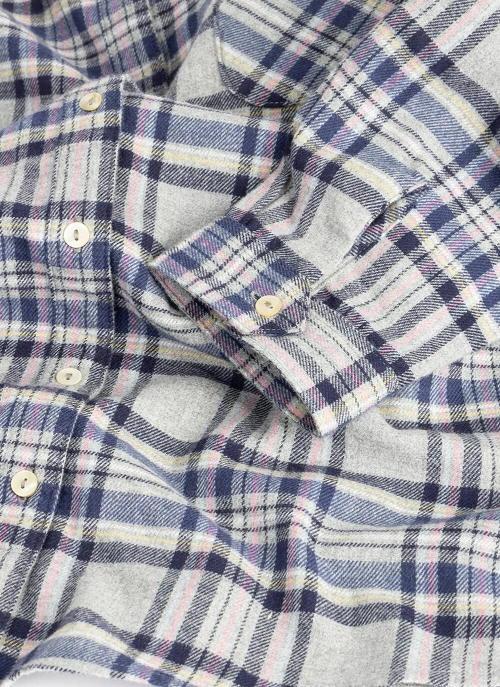 Pure Cotton Check Blouse 7 Pure Cotton Check Blouse - Image 5