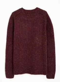 Textured Nep With Wool Crew Neck Jumper -Casual Outfits Store 64090pvl 34afbef807527a7