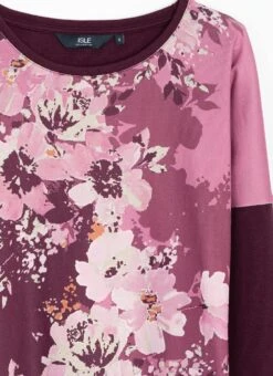 Floral Placement Print Top -Casual Outfits Store 64126pvl 3aa2c06489f26c8