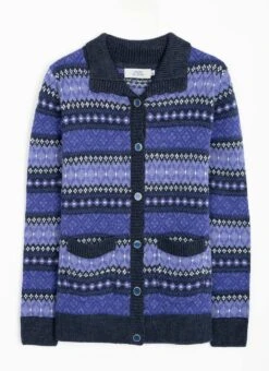 Fairisle Knit Collared Cardigan 10 Fairisle Knit Collared Cardigan -Casual Outfits Store 64144pvl 36656101b9d6e19