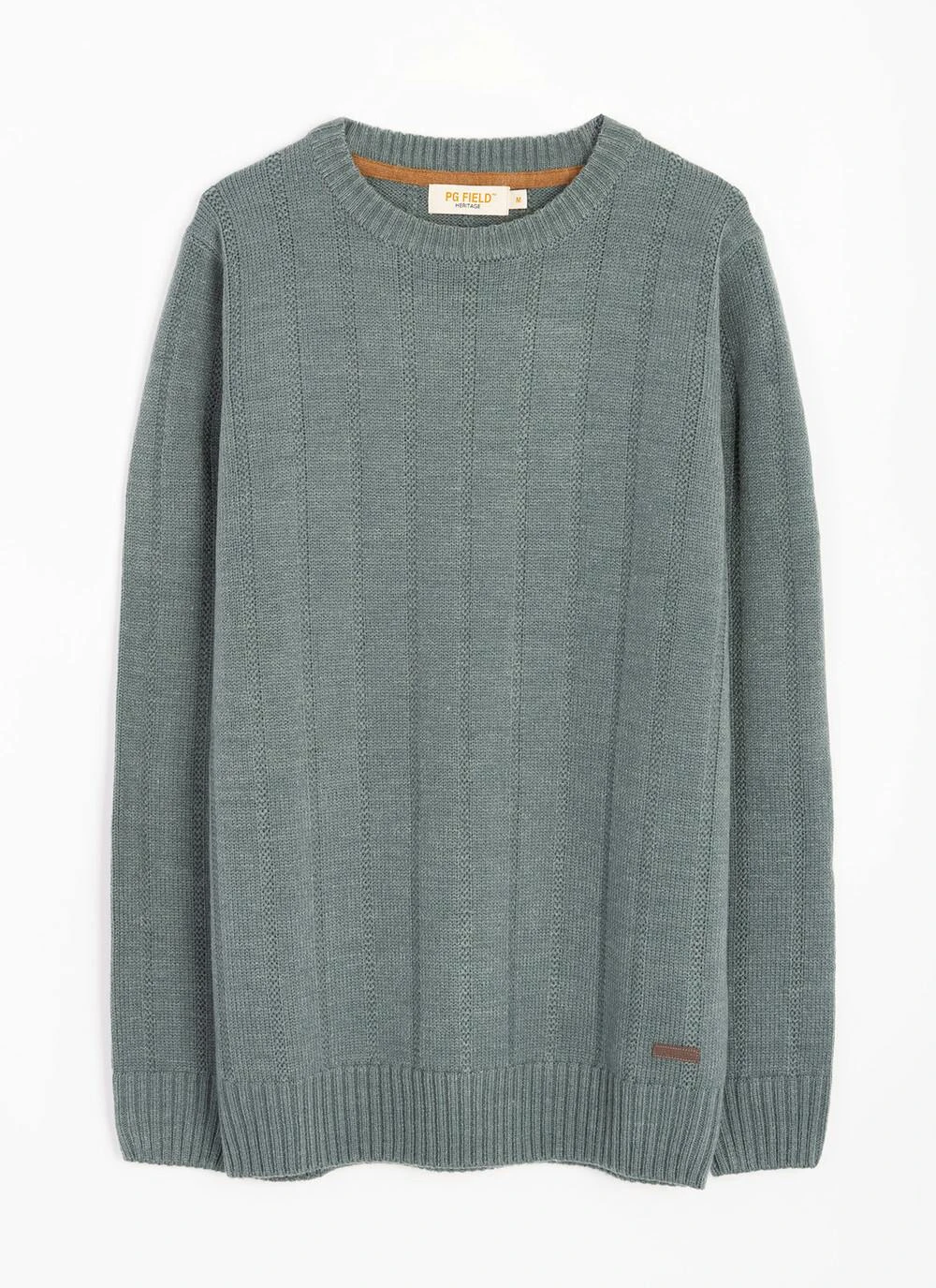 Textured Cable Knit Crew Neck Jumper 3 Textured Cable Knit Crew Neck Jumper