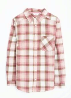 Pure Cotton Brushed Checked Shirt -Casual Outfits Store 64256pvl 6984ab2eae6182c