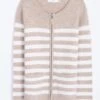 Striped Crew Neck Cardigan -Casual Outfits Store 64270pvl d457a26eab2c36a