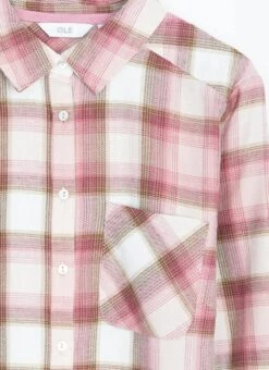 Pure Cotton Brushed Checked Shirt -Casual Outfits Store 64301pvl 088e506a5e81be6