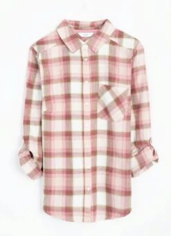 Pure Cotton Brushed Checked Shirt -Casual Outfits Store 64335pvl 34186213895d689