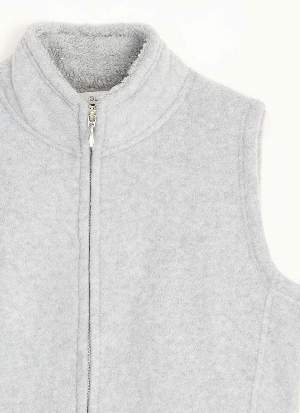 Fleece Sherpa Lined Funnel Neck Gilet 4 Fleece Sherpa Lined Funnel Neck Gilet - Image 2