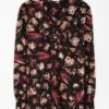 Floral Print Jersey Blouse -Casual Outfits Store 64651pvl 85b97e397ccccba