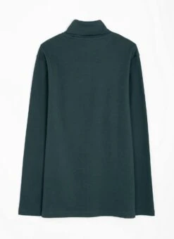 Pure Cotton Roll Neck Long Sleeve Top -Casual Outfits Store 64661pvl dfae701444def8a