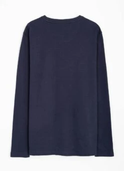 Pure Cotton Crew Neck Long Sleeve Top -Casual Outfits Store 64709pvl 7af0db5913c3da7