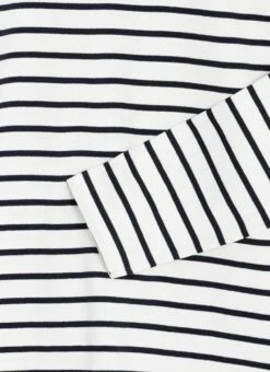 Pure Cotton Striped Roll Neck Top -Casual Outfits Store 64944pvl 90d07ddc5ebd624