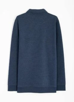 Cotton Rich Polo Neck Sweatshirt -Casual Outfits Store 65136pvl 02217145a52cd7c