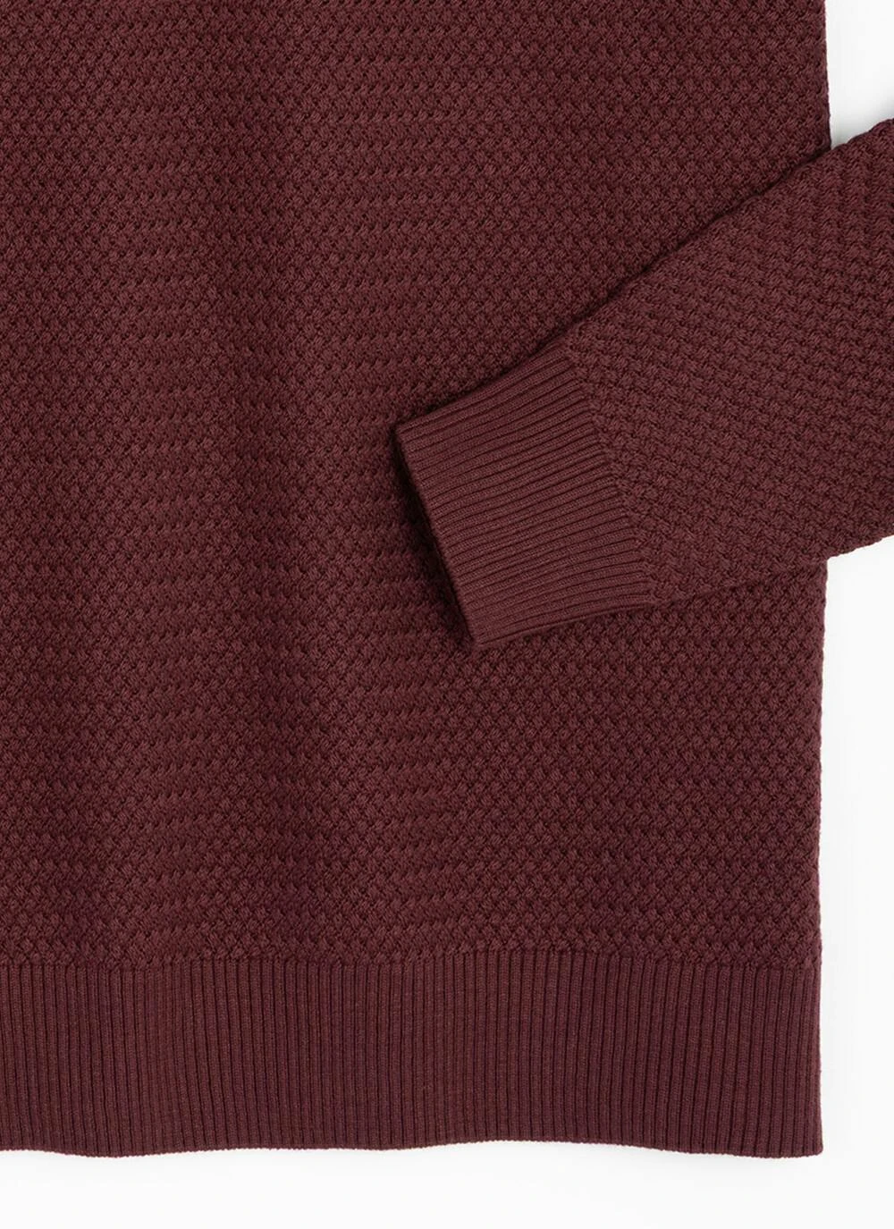 Cotton Rich Crew Neck Textured Jumper 6 Cotton Rich Crew Neck Textured Jumper - Image 4