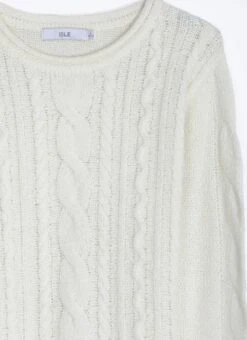 Wool Blend Cable Knit Crew Neck Jumper 11 Wool Blend Cable Knit Crew Neck Jumper -Casual Outfits Store 65206pvl 80c897ecb58006c