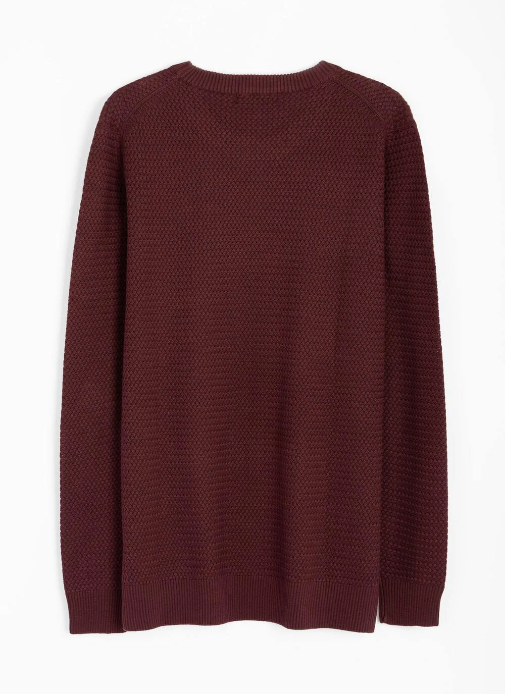 Cotton Rich Crew Neck Textured Jumper 5 Cotton Rich Crew Neck Textured Jumper - Image 3