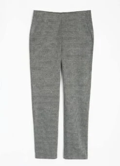 Jersey Stretch Check Slim Fit Trouser
