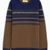 Fairisle Yoke Crew Neck Jumper With Wool -Casual Outfits Store 65255pvl a4e4a6d9fb35352