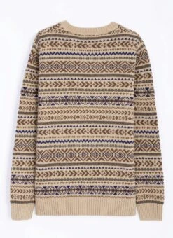 Fairisle Crew Neck Jumper With Wool -Casual Outfits Store 65265pvl 067c3cc535c5cd8