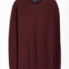 Cotton Rich Crew Neck Textured Jumper -Casual Outfits Store 65273pvl 12c8cd8b781323d