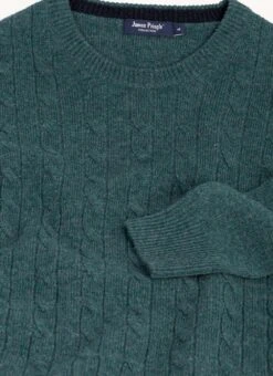 100% Lambswool Crew Neck Cable Jumper -Casual Outfits Store 65432pvl 9806e45c620bcd1