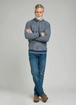 Striped Textured Knit Crew Neck Jumper 11 Striped Textured Knit Crew Neck Jumper -Casual Outfits Store 65491pvl e5956f2e5b3ecb6