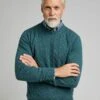 100% Lambswool Crew Neck Cable Jumper -Casual Outfits Store 65521pvl 0364cfd336ce6fe