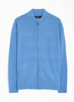 Merino Wool Zip Front Cardigan -Casual Outfits Store 65600pvl 280f86093b4ffdf