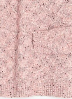 Lattice Nep Knit Crew Neck Jumper -Casual Outfits Store 65624pvl 2f28981245d1d35