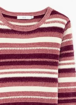 Chenille Striped Crew Neck Jumper 13 Chenille Striped Crew Neck Jumper -Casual Outfits Store 65631pvl af0e821de6a90eb