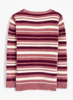 Chenille Striped Crew Neck Jumper 15 Chenille Striped Crew Neck Jumper -Casual Outfits Store 65660pvl d0d0e0133fc7165