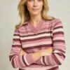 Striped V Neck Jumper -Casual Outfits Store 65696pvl 72a42a94529d3ad