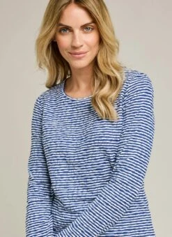 Cotton Blend Striped Textured Top 9 Cotton Blend Striped Textured Top -Casual Outfits Store 65738pvl 92d3b7ad8b1709f