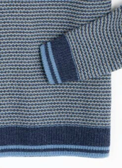 Striped Textured Knit Crew Neck Jumper 14 Striped Textured Knit Crew Neck Jumper -Casual Outfits Store 65952pvl 629b9e63540fdc7