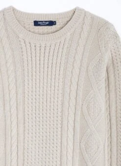 Cable Knit Crew Neck Jumper With Wool 13 Cable Knit Crew Neck Jumper With Wool -Casual Outfits Store 65987pvl c1f74e27bd2c207