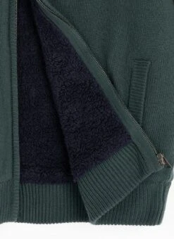 Textured Knit Faux Fur Lined Cardigan -Casual Outfits Store 66227pvl 0cb02d3c5fd505f