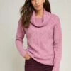 Cowl Neck Cable Knit Jumper
