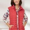 Fleece Lined Quilted Gilet -Casual Outfits Store 66512pvl de1673afc0d6872