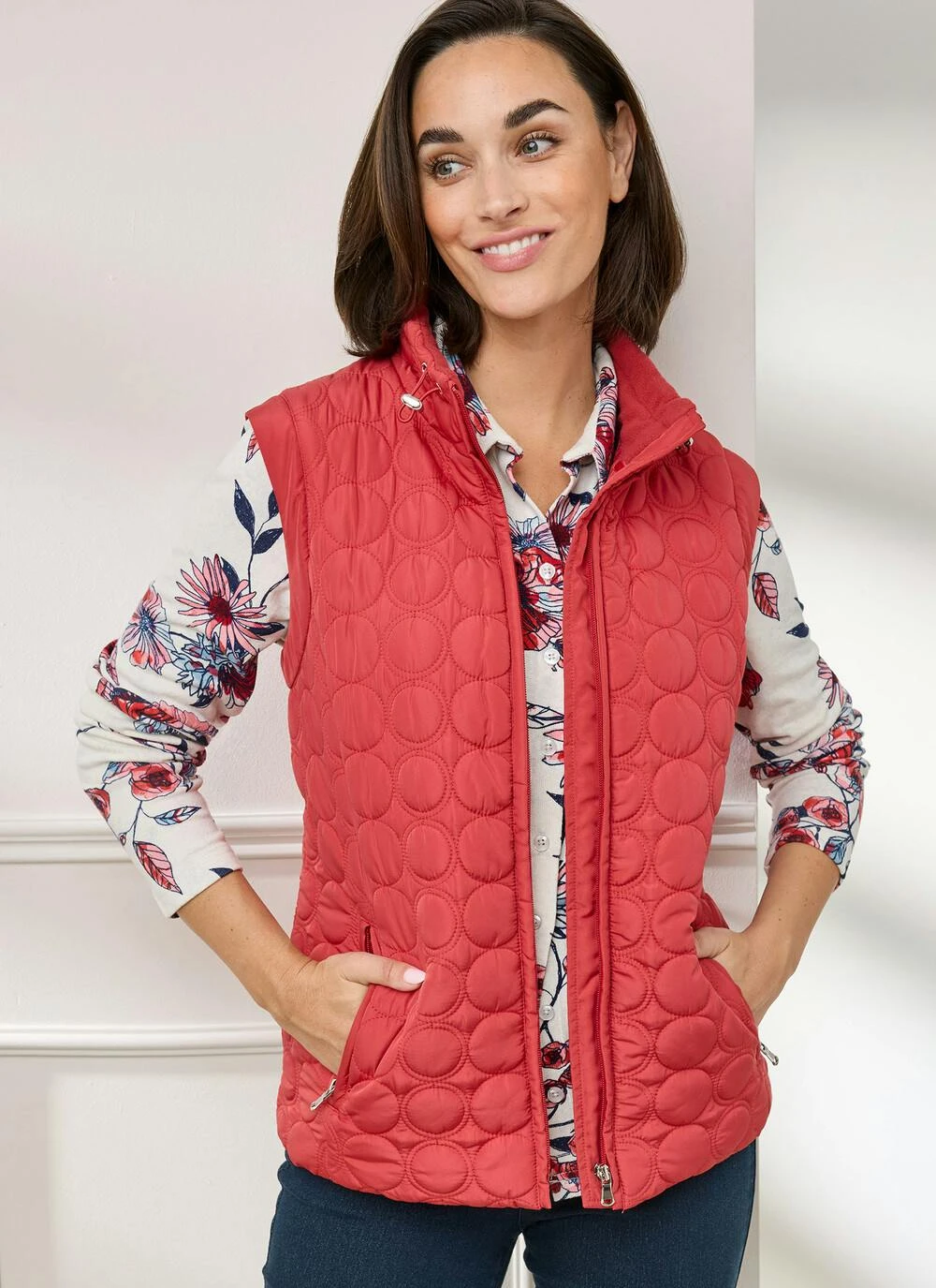 Fleece Lined Quilted Gilet 3 Fleece Lined Quilted Gilet