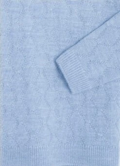 Trellis Knit Round Neck Jumper -Casual Outfits Store 66568pvl dc3b26112d8acd0