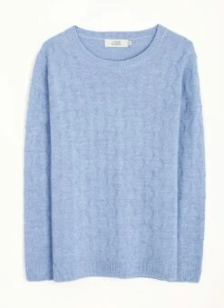 Trellis Knit Round Neck Jumper -Casual Outfits Store 66574pvl aea0daa85f91b12