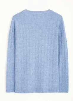 Trellis Knit Round Neck Jumper -Casual Outfits Store 66589pvl 8b73735d6831fe8